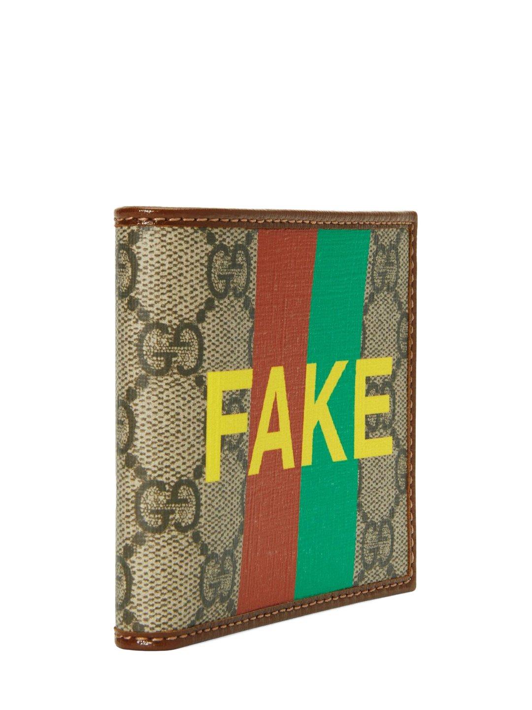 Gucci Not Fake Logo Wallet for Men | Lyst