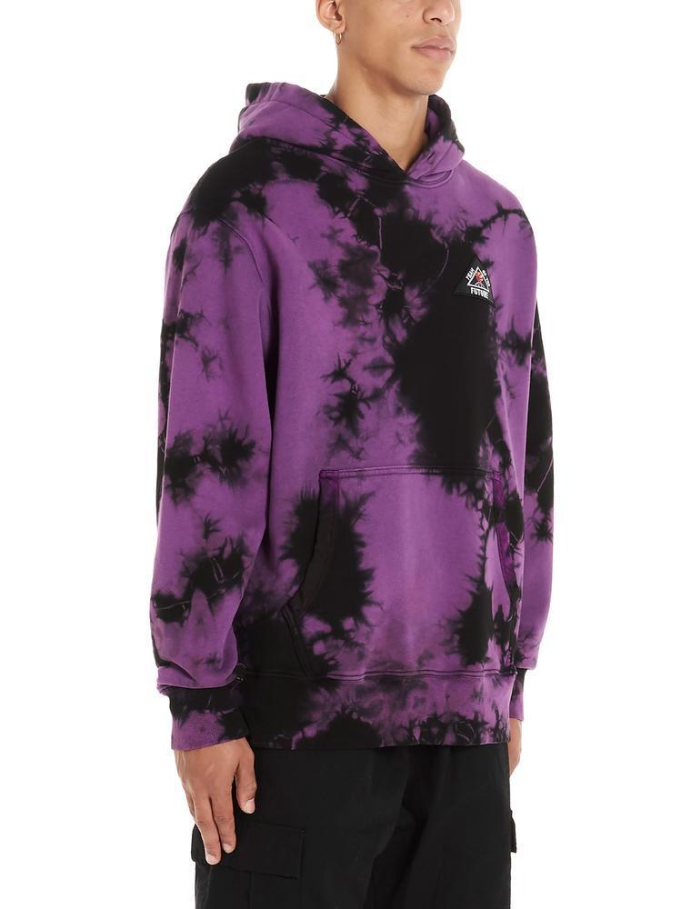 tie dye sweatshirt purple