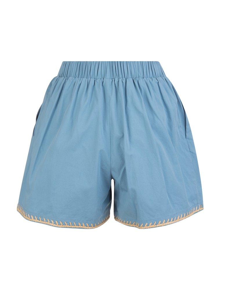 RED Valentino Cotton Red Embroidered 