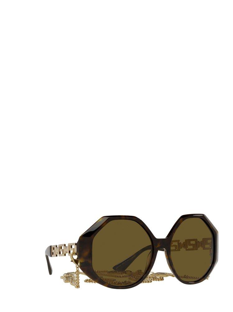 Versace Eyewear Geometric-frame Chain 