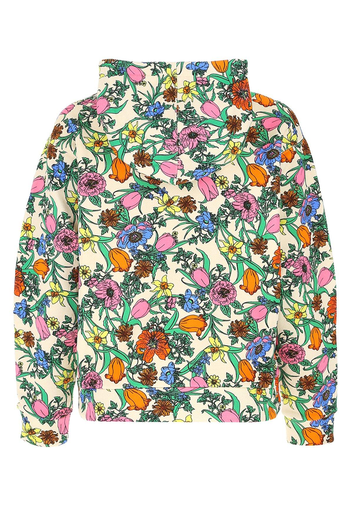 Redding Van toepassing zijn Zogenaamd Gucci Pop Floral Print Hoodie | Lyst