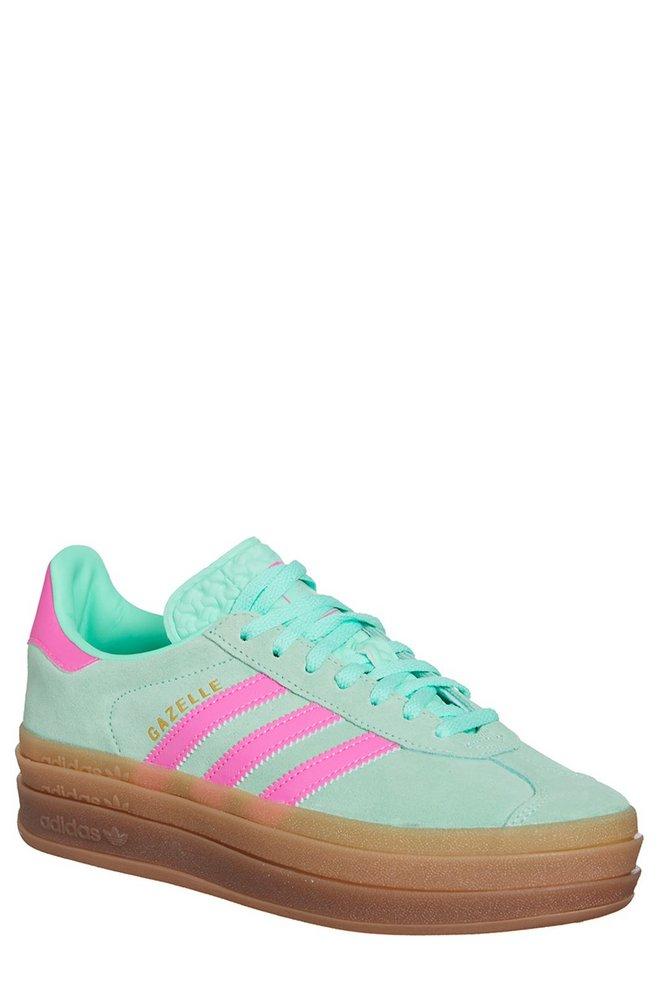 adidas Originals Gazelle Bold Lace-up Sneakers in Green | Lyst