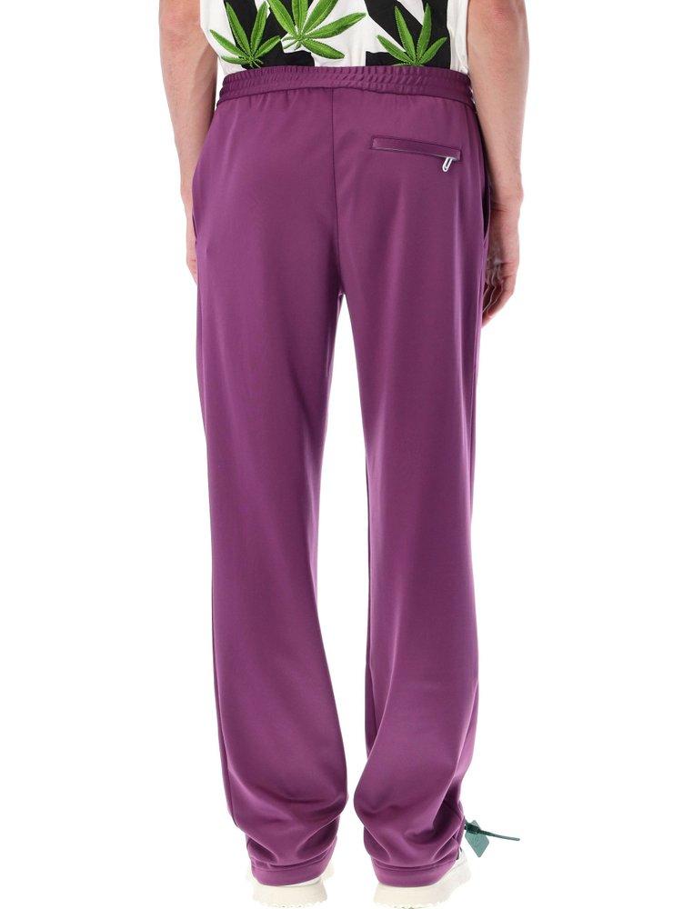 Off-White c/o Virgil Abloh Diag-stripe Straight Leg Track Pants in Purple