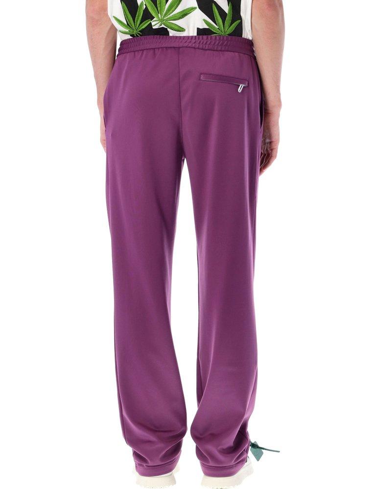 Off-White c/o Virgil Abloh Arrow Printed Track Pants in Purple for Men