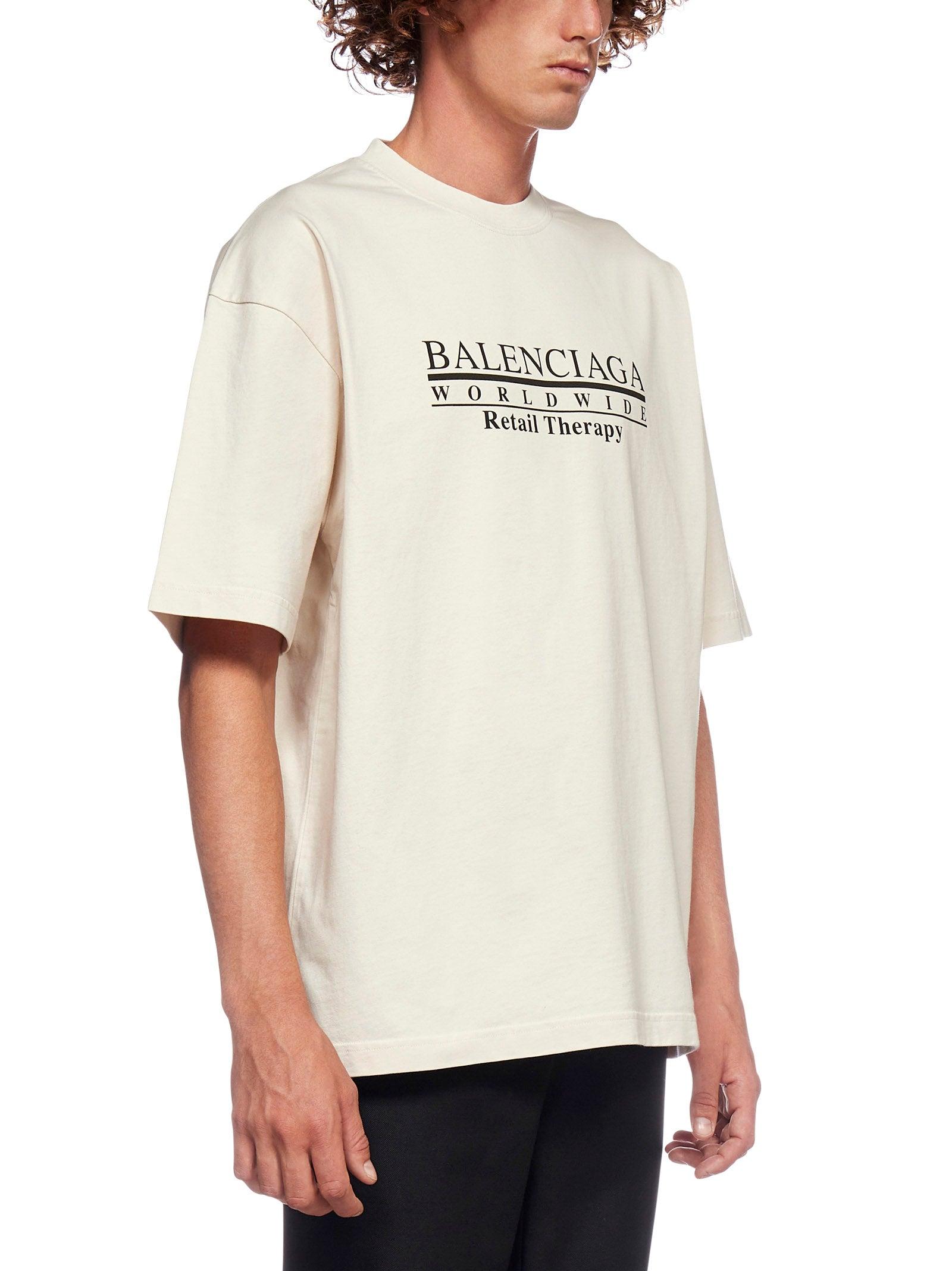 Balenciaga Retail Therapy T-shirt in White for Men | Lyst