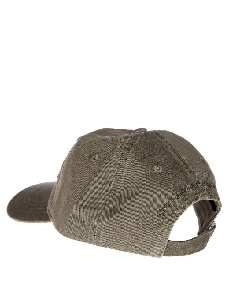 Ganni Logo-Embroidered Baseball Cap in Brown | Lyst
