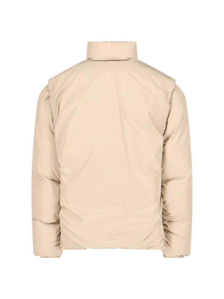 Magliano High Neck Padded Jacket in Natural for Men | Lyst