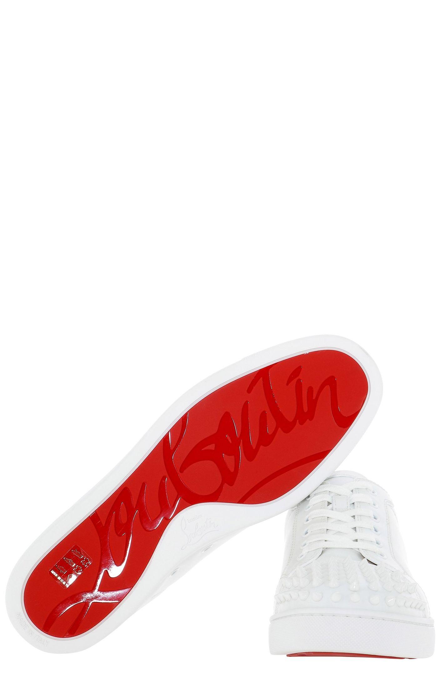 Louboutin Louis Junior Leather Sneaker in White for Men - Save 29% - Lyst