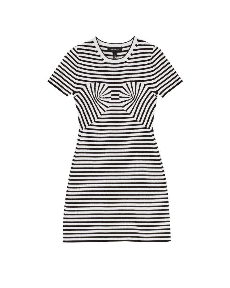 ワンピース MARC JACOBS Woman Dress Black 2S5RDR003K14 005 MARC BY MARC JACOBS Women's Short Sleeve Crepe Dress