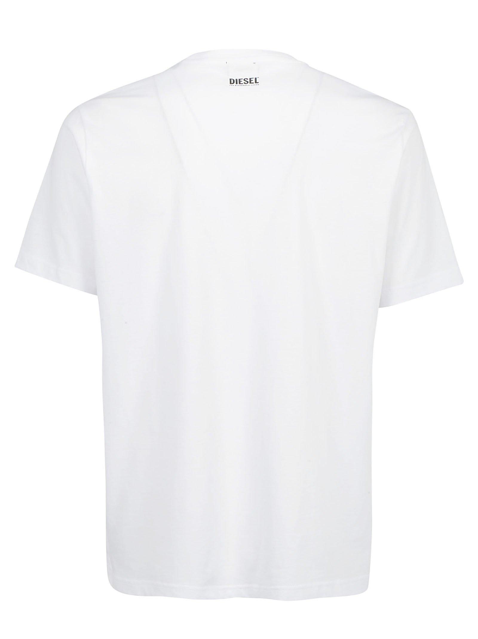 DIESEL Braves Not Dead T-shirt in White for Men | Lyst