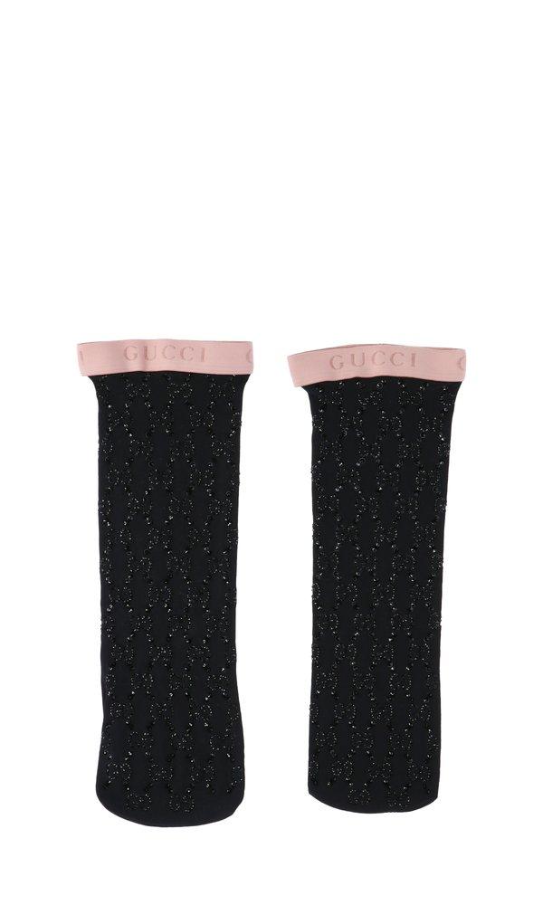 GG Crystal Socks in Black | Lyst