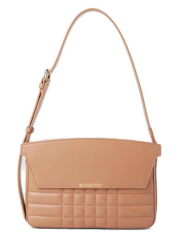 Burberry Catherine Quilted Shoulder Bag in Brown Lyst