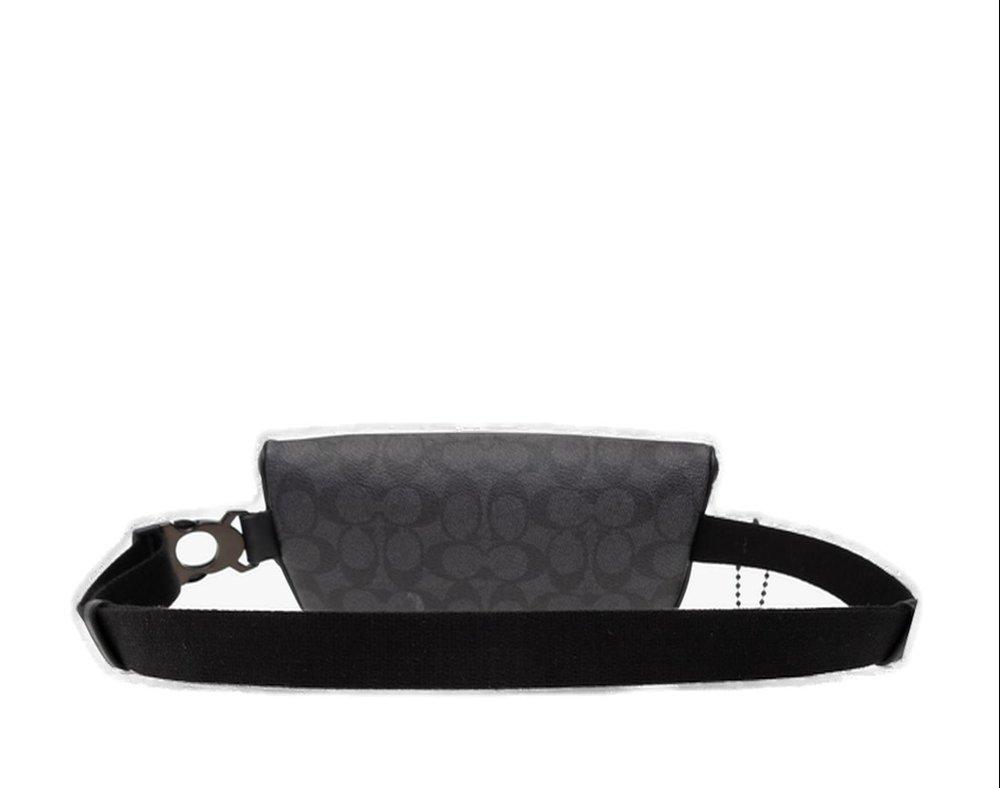 COACH Monogram Belt Bag in Black for Men
