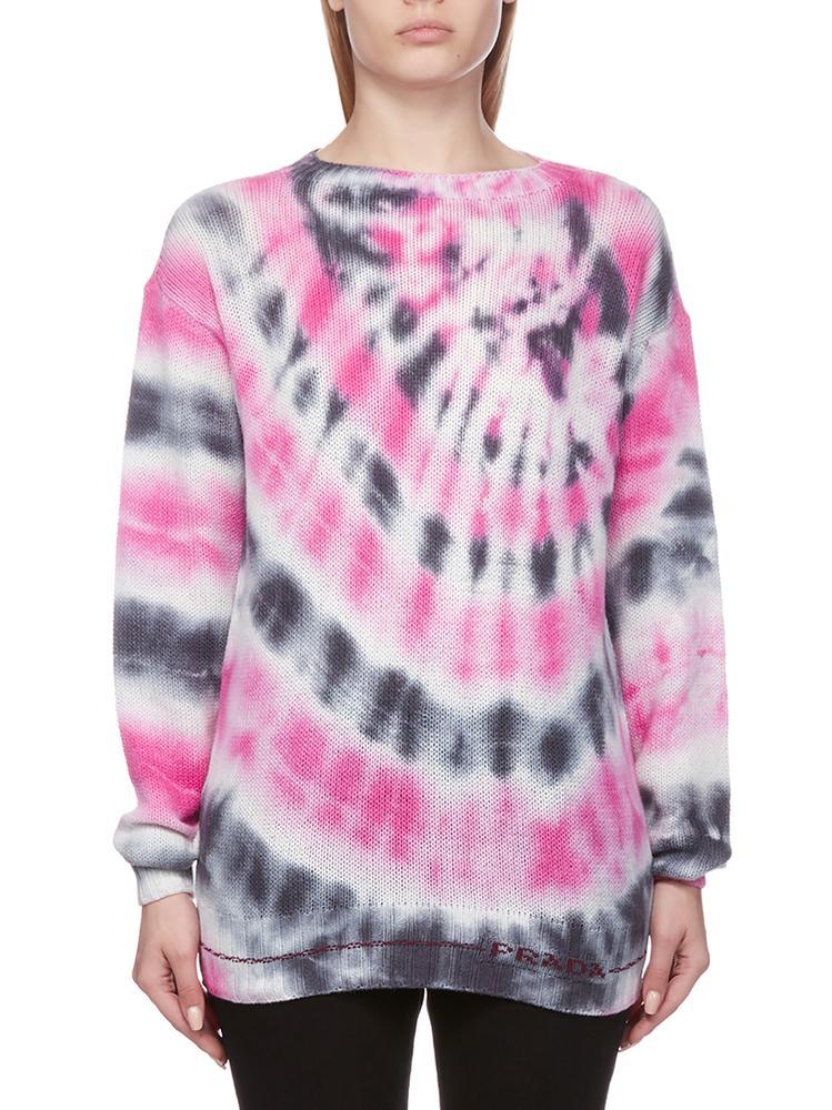 prada tie dye sweater