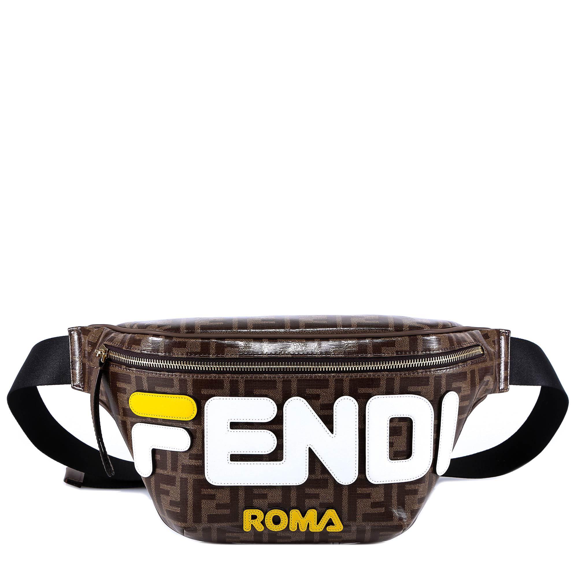 Fendi Cotton Fila Belt Bag for Men - Lyst