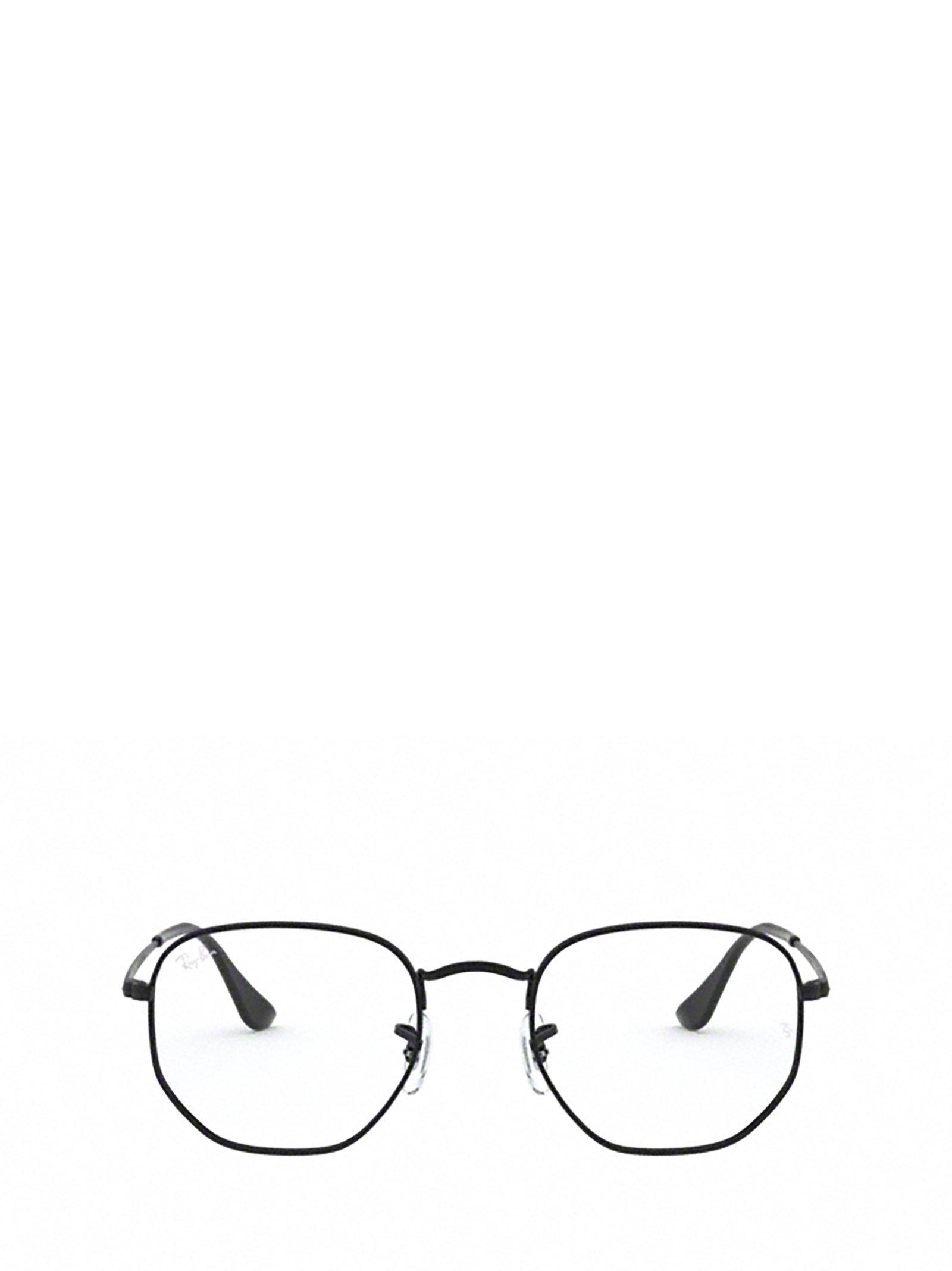 Ray-Ban Hexagon Frame Glasses in Black - Lyst