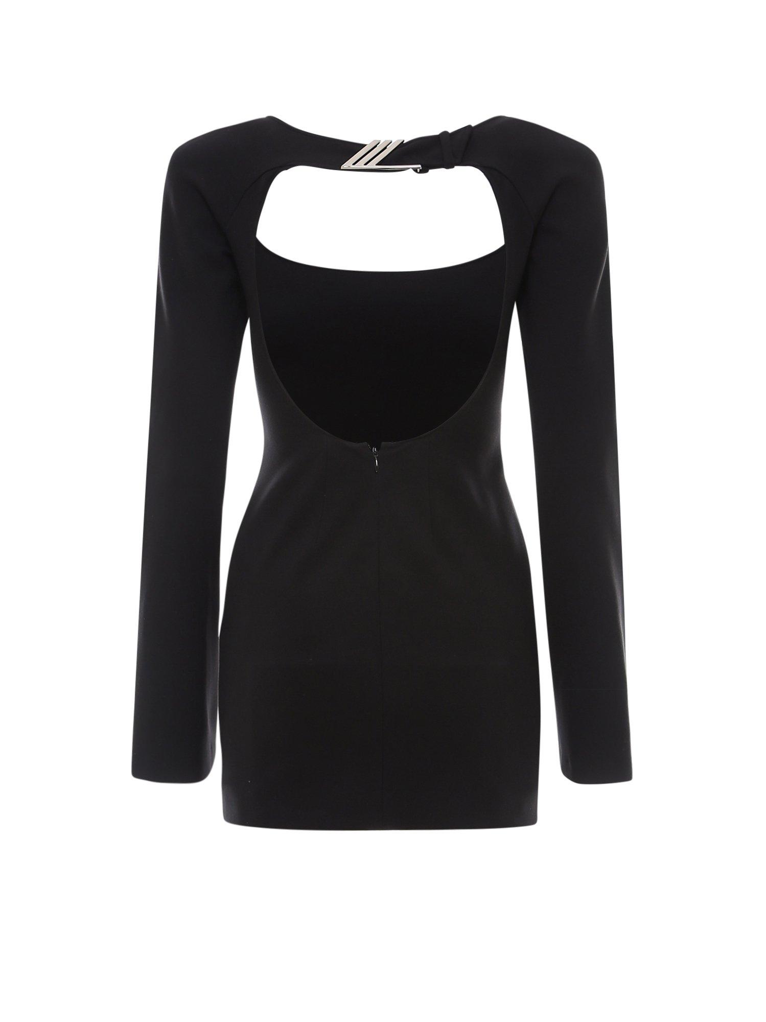 The Attico Liz Cut-out Detailed Mini Dress in Black | Lyst