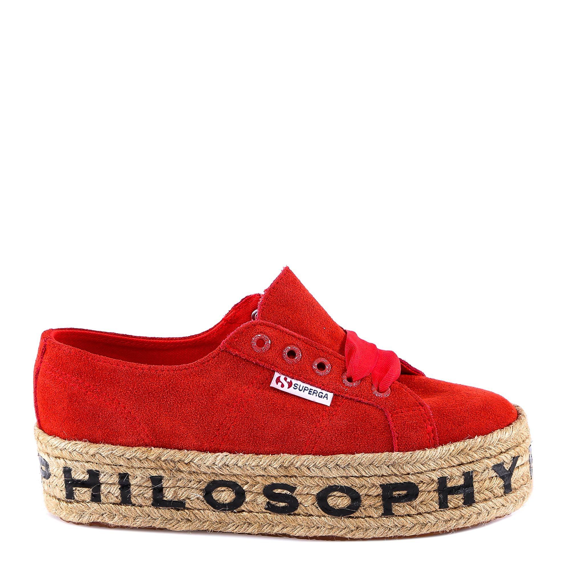red superga platform