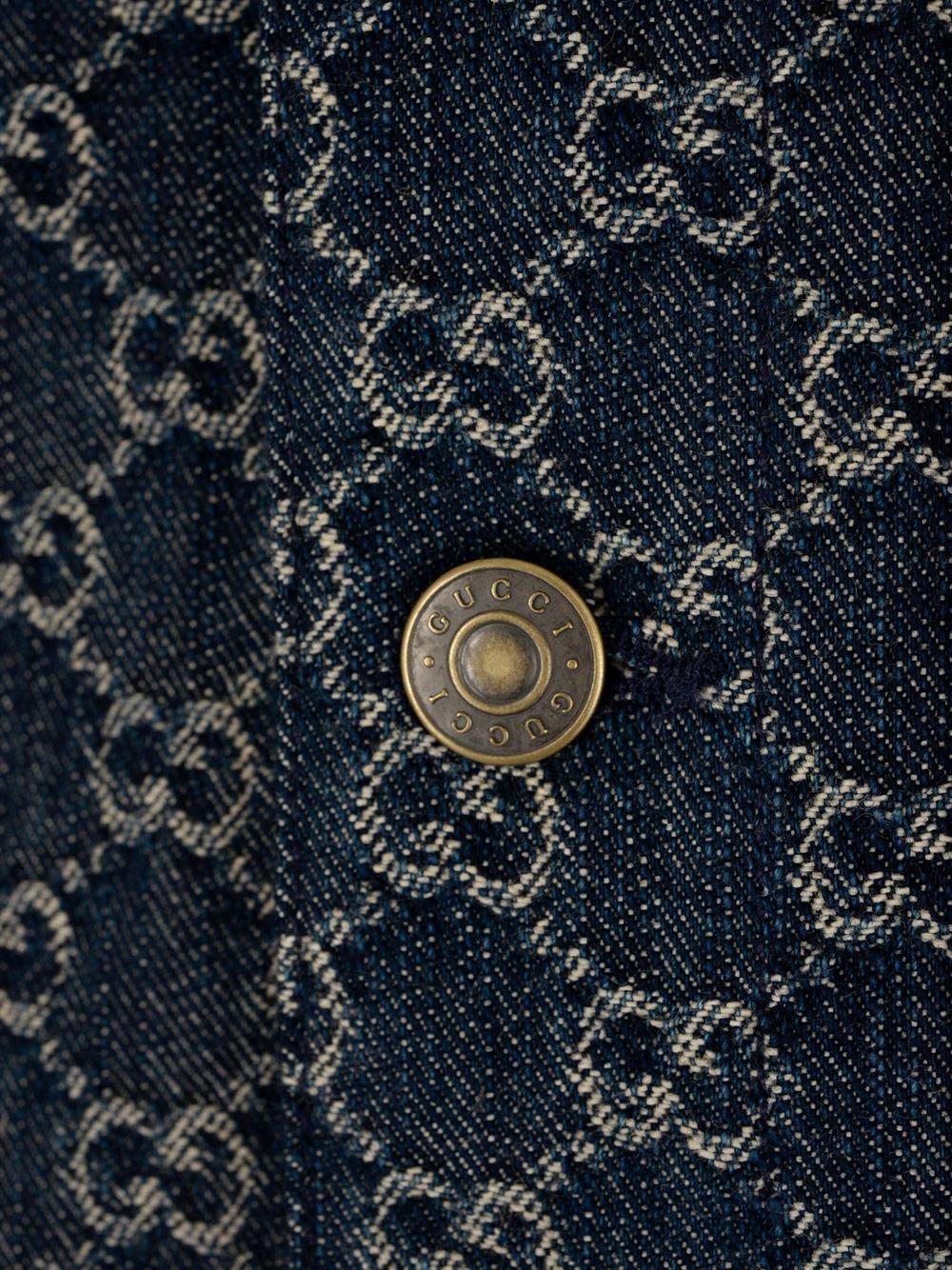 Gucci Denim jacket with monogram, Men's Clothing