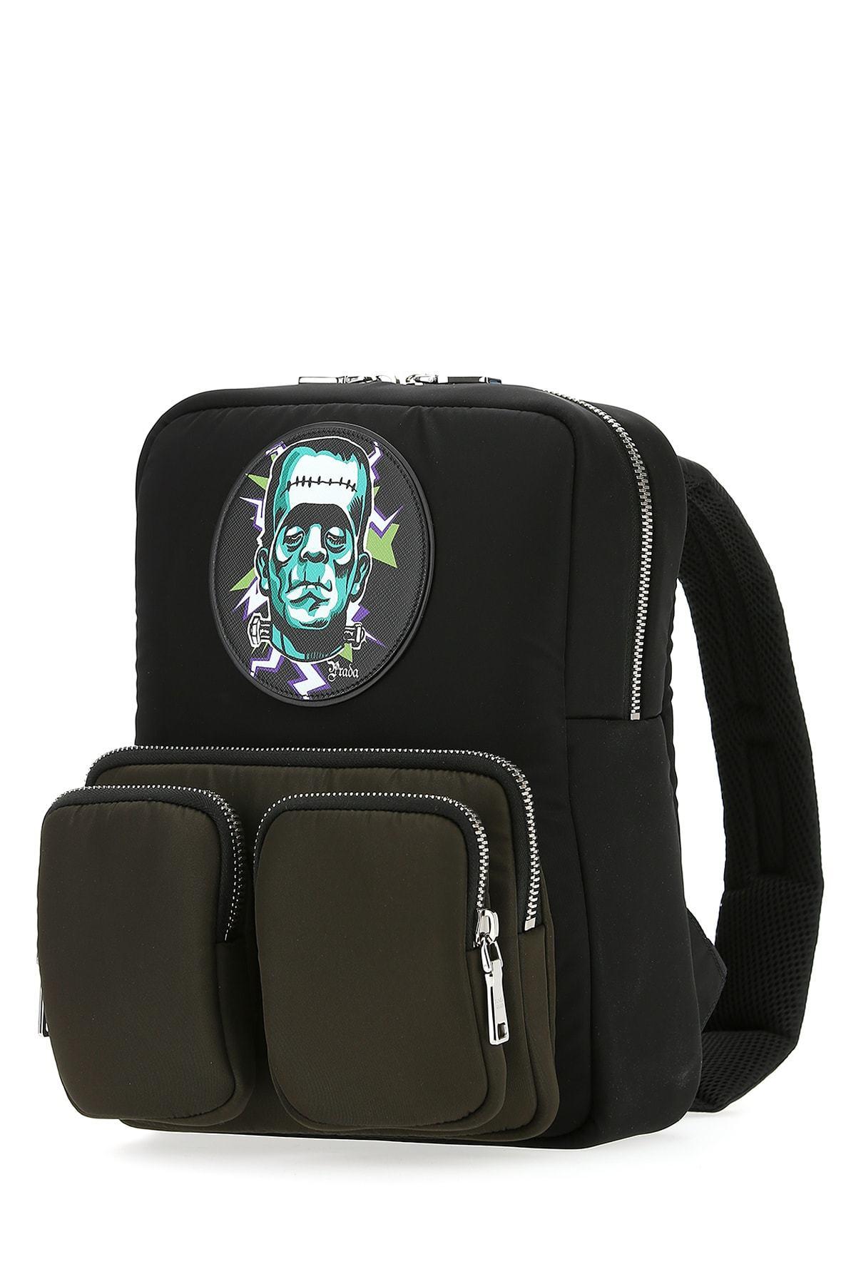 Prada Synthetic Frankenstein Print Backpack in Black for Men - Save 82% -  Lyst