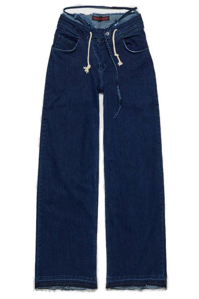 デニム・ジーパン OTTOLINGER Women Denim Pants 24A1170804221 BLU NAVY Ottolinger Outlet: Jeans woman - Blue | Ottolinger jeans