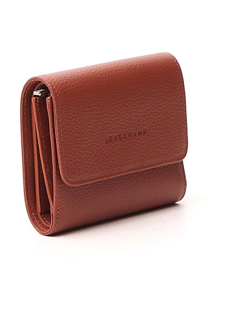 Longchamp Le Foulonné Compact Wallet in Natural