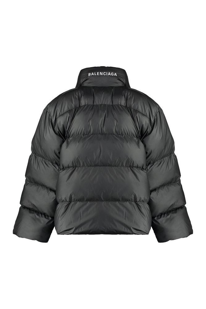 Balenciaga Wrap Oversize Puffer Jacket in Black for Men Lyst Australia