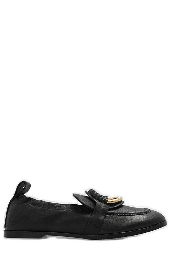 See By Chloé Hana Ring Loafers in Black | Lyst