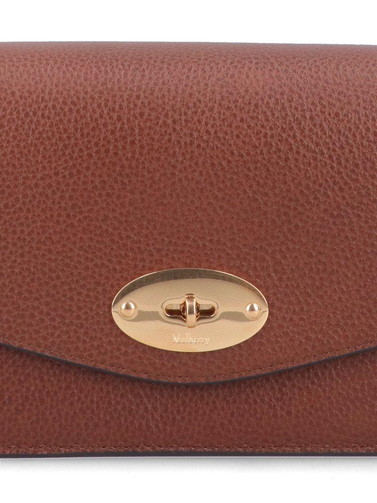 Mulberry Small Darley Daisy Chain-linked Crossbody Bag in Brown | Lyst