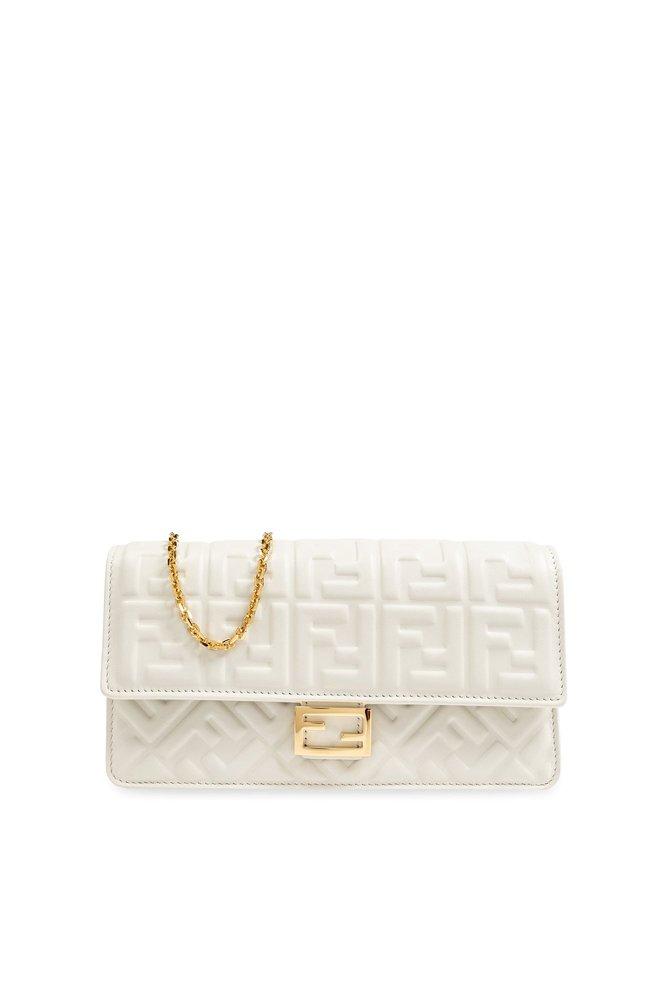 Fendi white shoulder bag online