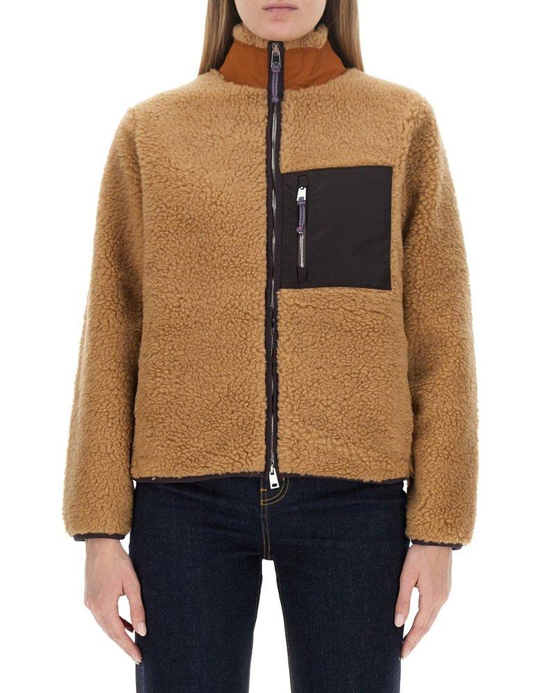 Tory burch top sherpa fleece jacket