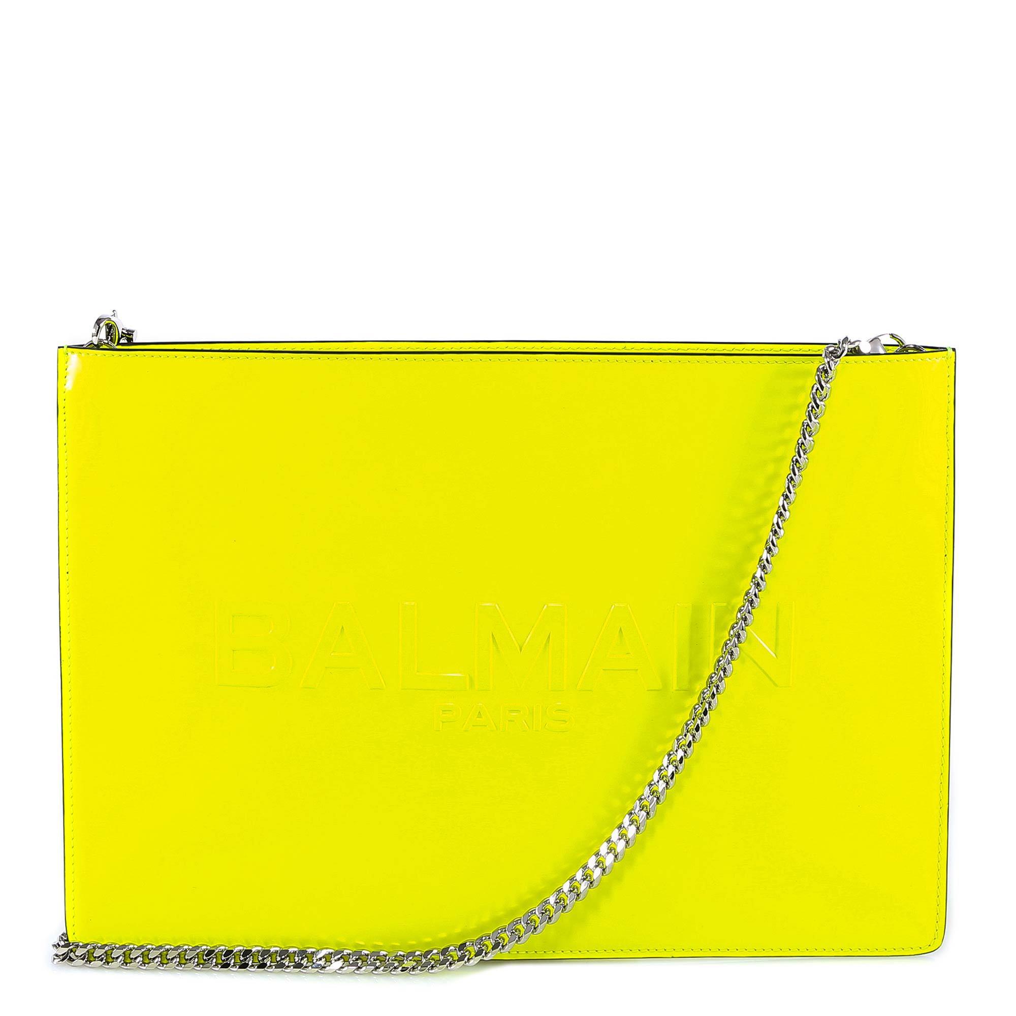 Neon yellow clutch discount