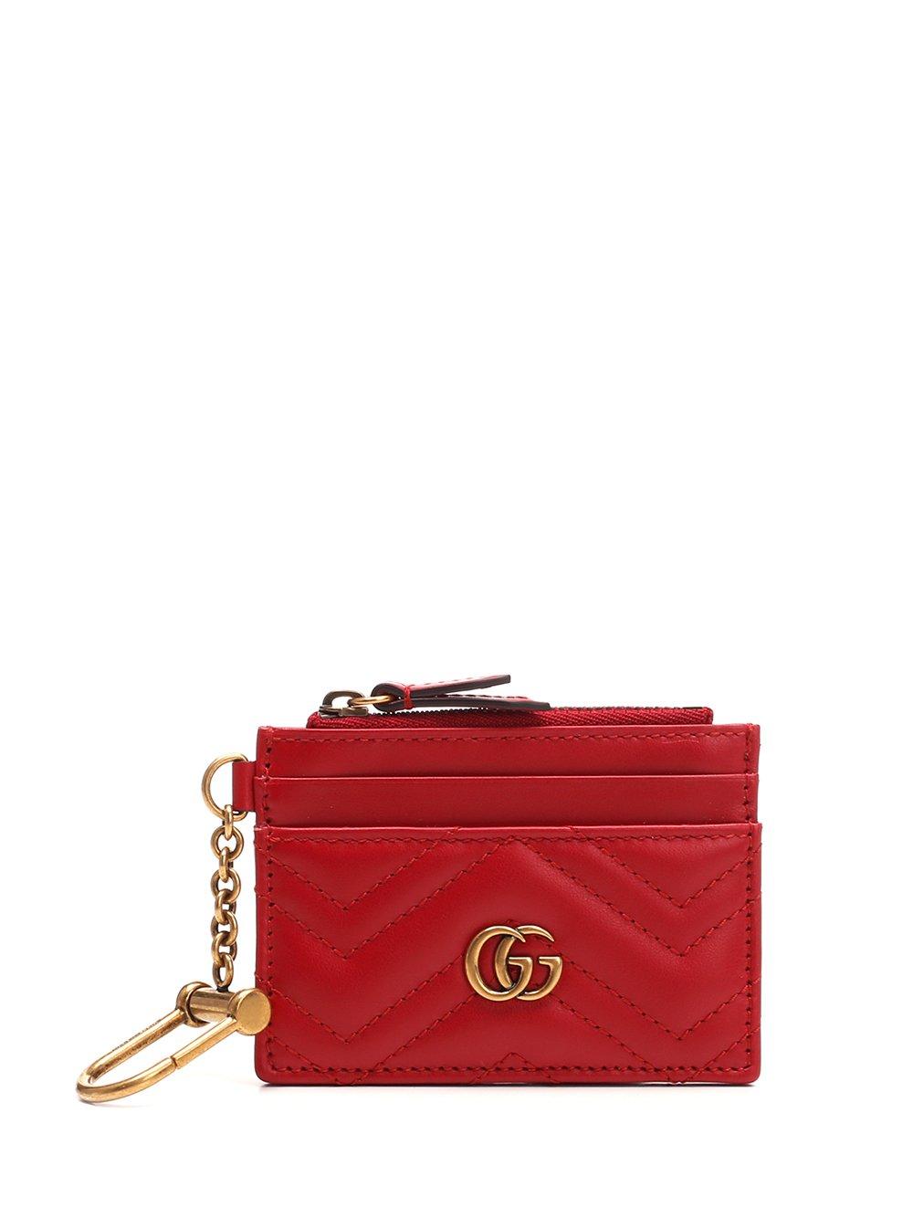 Gucci GG Marmont Keychain Wallet - Farfetch