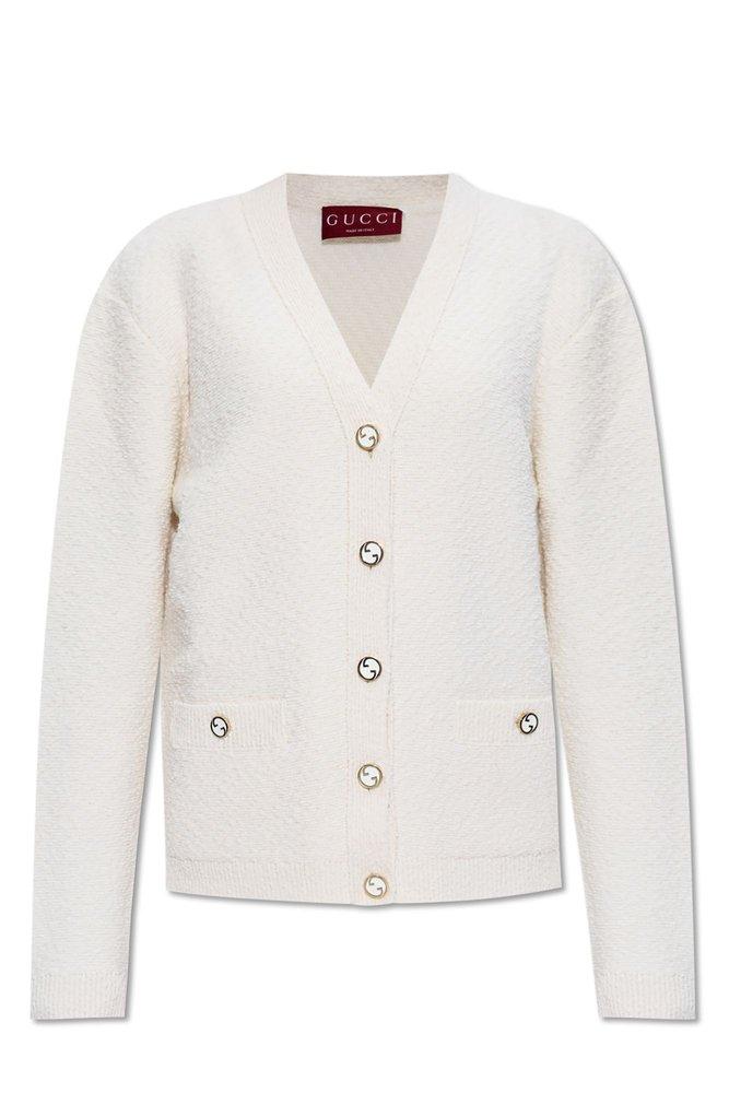 Gucci white cardigan 2025