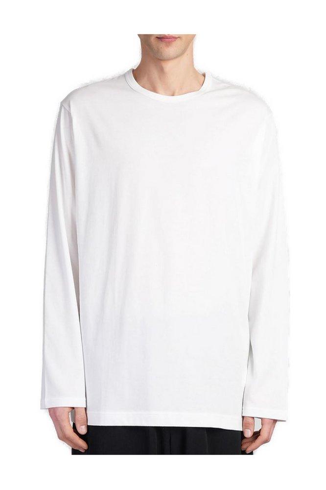 【ヨウジヤマモト】HIGH-NECK LONG-SLEEVED T-SHIRT WITH STOLES ヨウジヤマモト プールオム Yohji Yamamoto POUR HOMME Stacked
