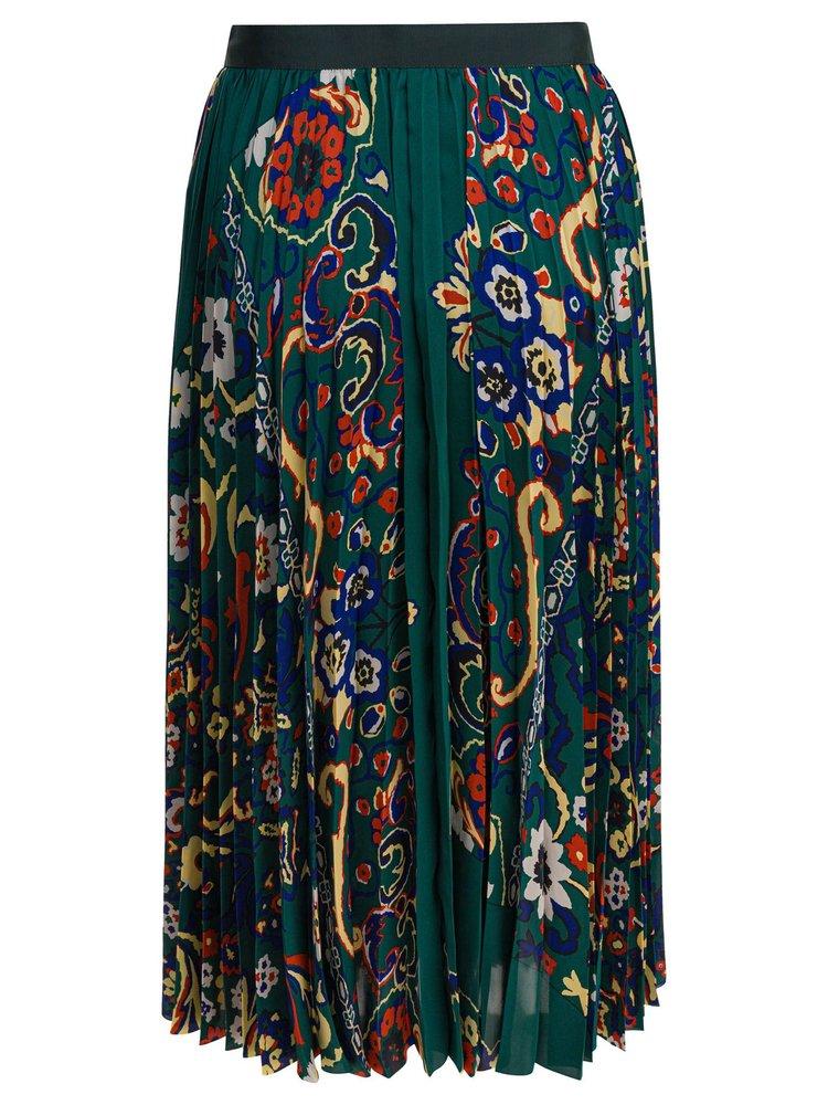 スカート Sacai Floral print skirt Blue Sacai Floral Print Skirt in Blue | Lyst