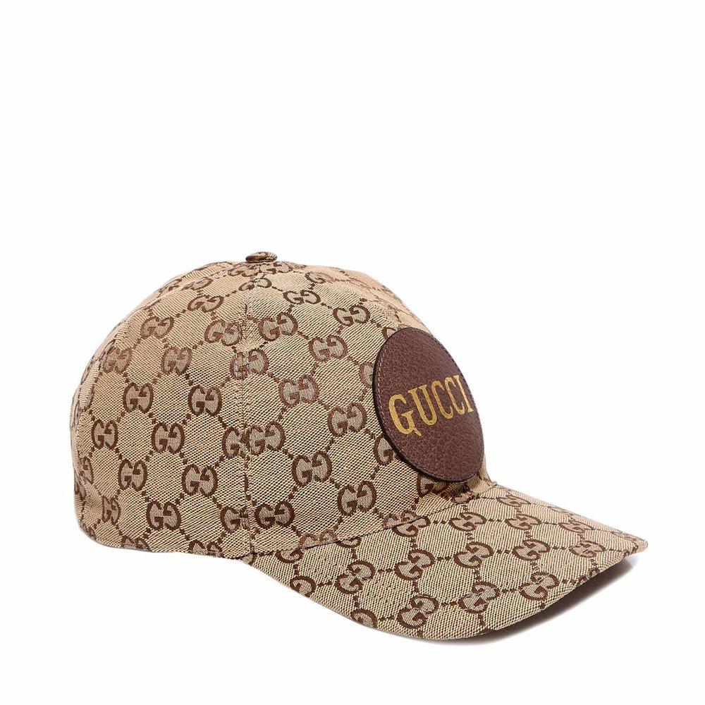 Gucci - Beige & Brown GG Canvas Hat