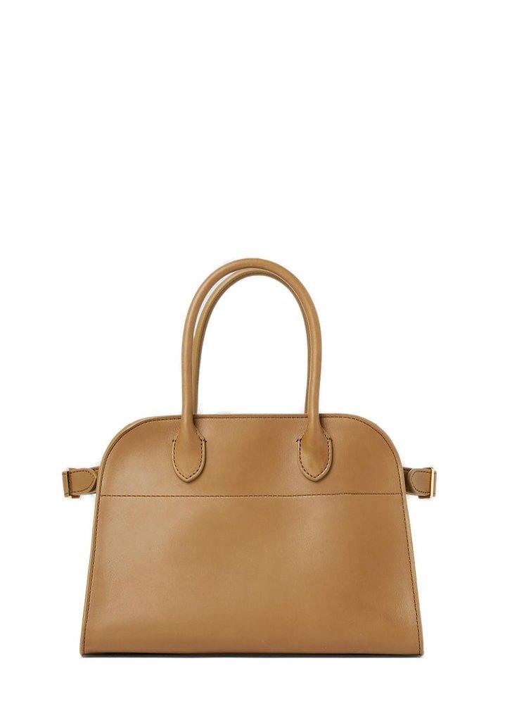 The Row Margaux Tote Bag in Natural | Lyst