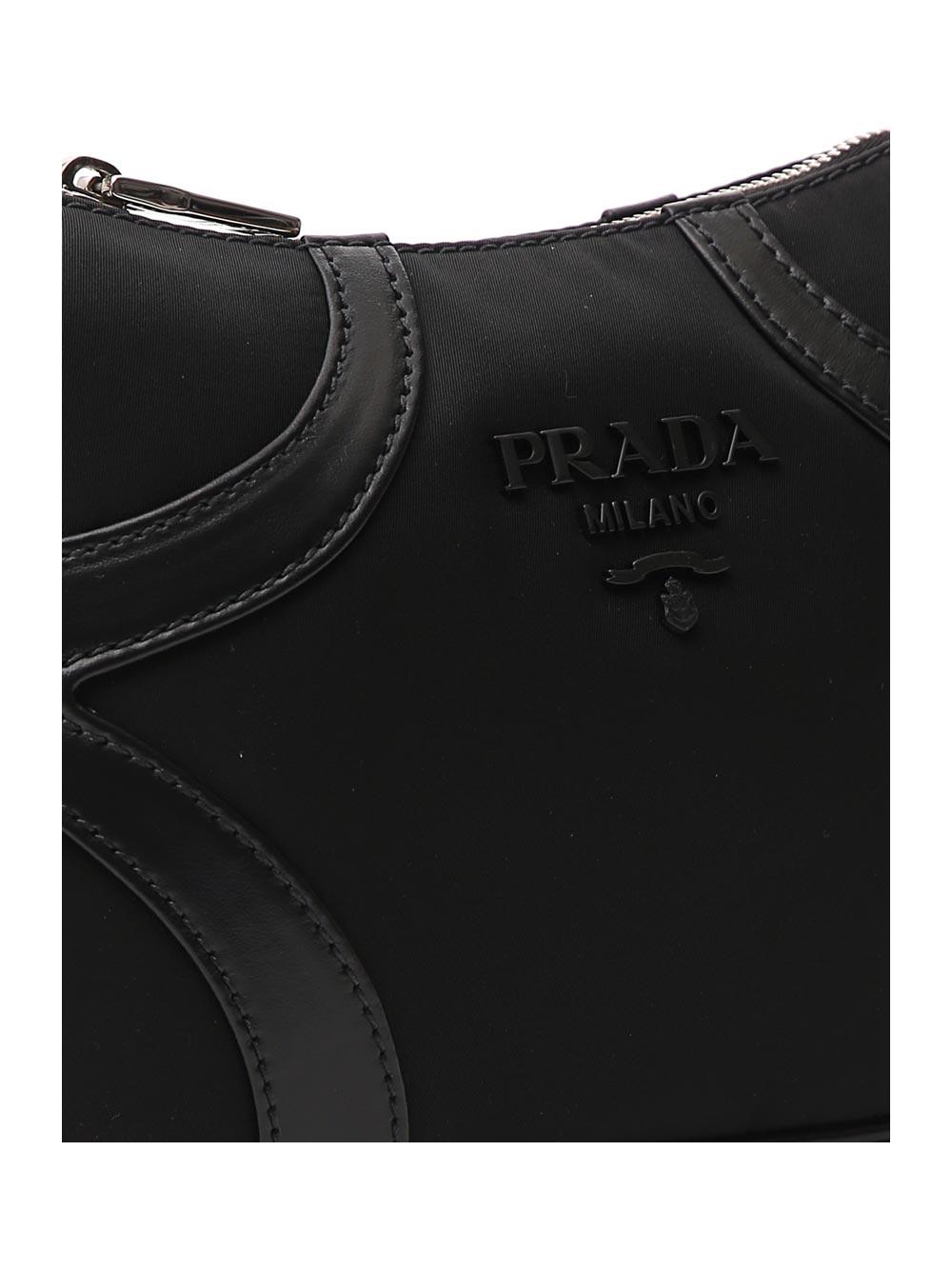 Tessuto city cloth bowling bag Prada Black in Cloth - 35674829