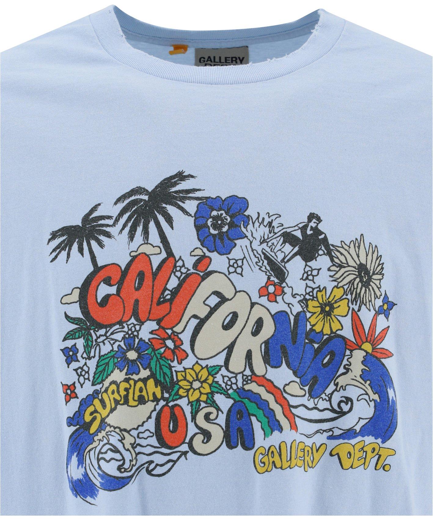 GALLERY DEPT. | SURF SHACK TEE 半袖Tシャツ Gallery Dept. Surf Shack T-shirt Celadon Men's - US