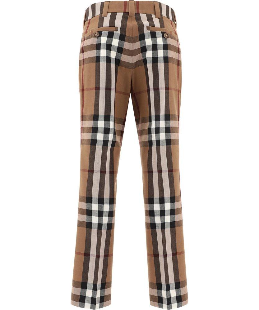 Burberry House Check Tailored Trousers for Men Lyst