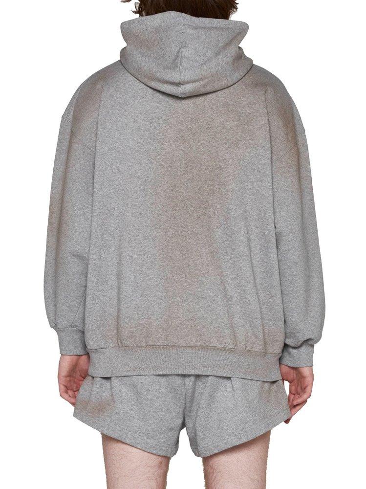 Balenciaga Fade-effect Zipped Hoodie in Gray for Men | Lyst Balenciaga Fade-effect Zipped Hoodie in Gray for Men | Lyst