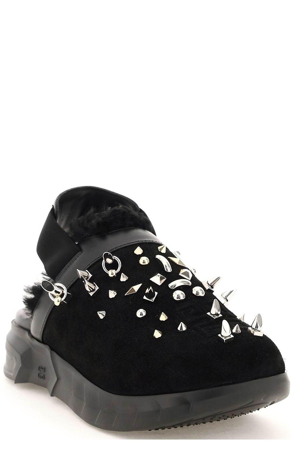 Givenchy Marshmallow Studded Sandals in Black | Lyst