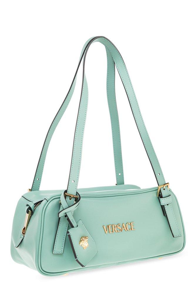 Versace Shoulder Bag With Logo in Green | Lyst