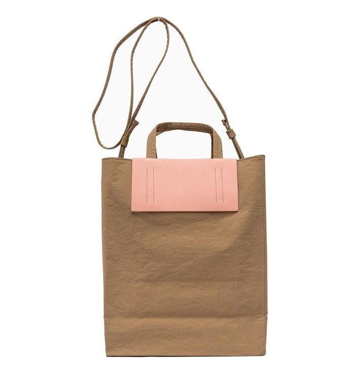 ☆【Acne Studios】☆Baker Out Mini Tote Bag Brown Pin.k☆ ACNE STUDIOS Baker Out Women's Tote Bag Brown x Pink NEW | eBay