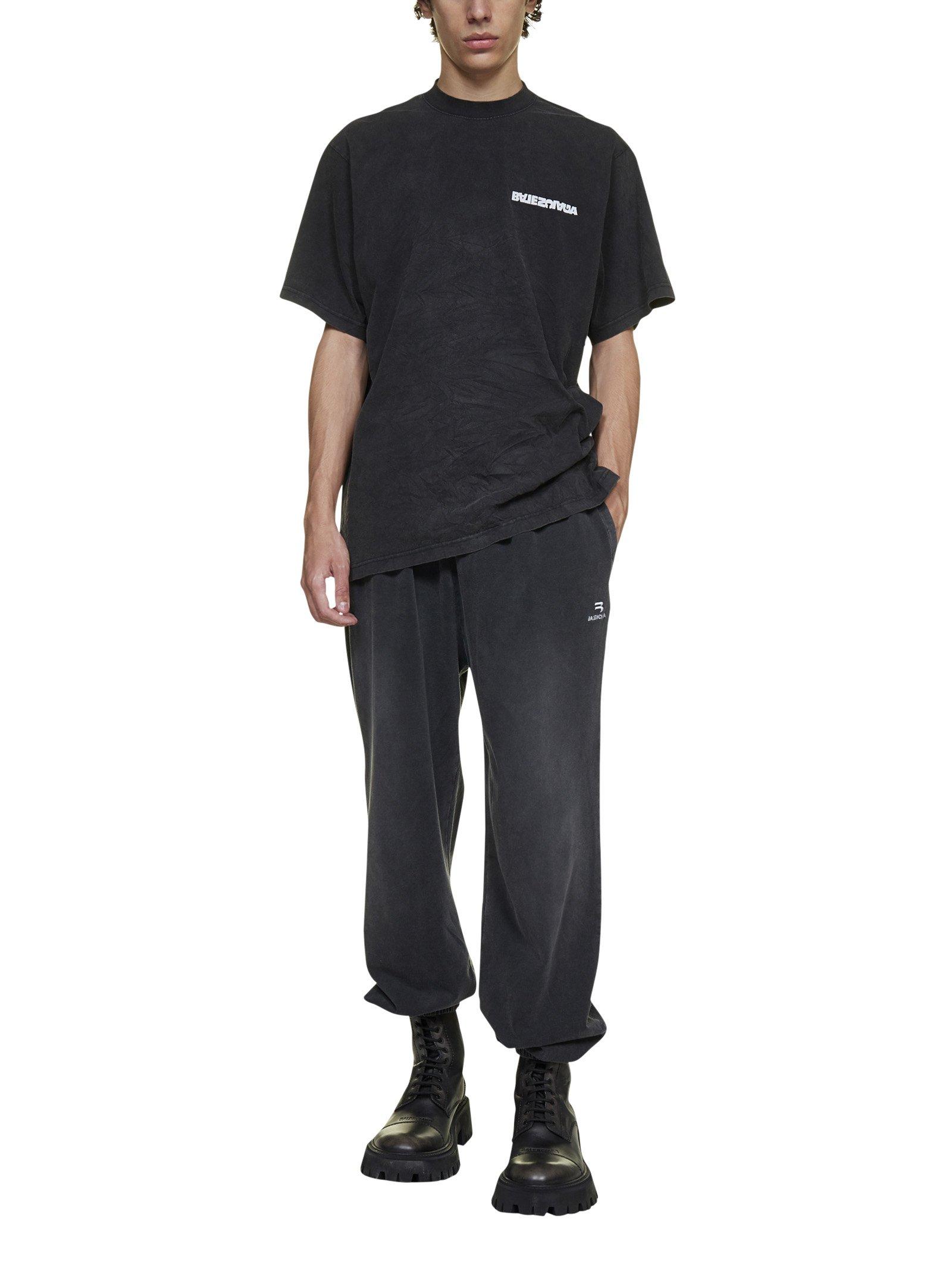 【BALENCIAGA】TURN SLIT オーバーサイズ Tシャツ BALENCIAGA】TURN SLIT オーバーサイズ Tシャツ (BALENCIAGA/T