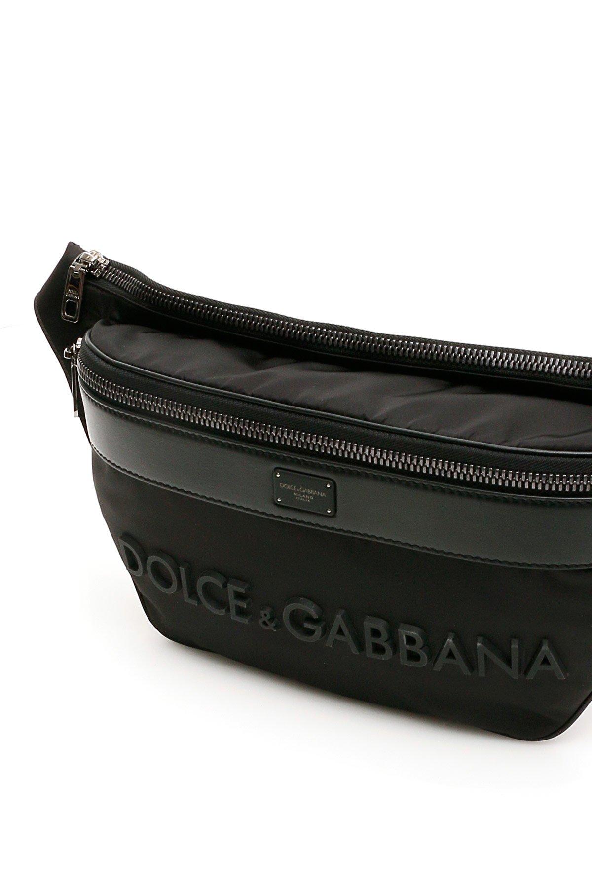 Dolce & Gabbana Synthetic Logo Fanny Pack in Black for Men - Save 28% ...