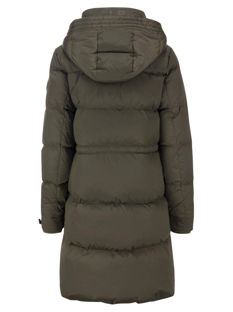 Woolrich Synthetic Alsea - Hooded Down Jacket in Green (Gray) - Save 30% |  Lyst