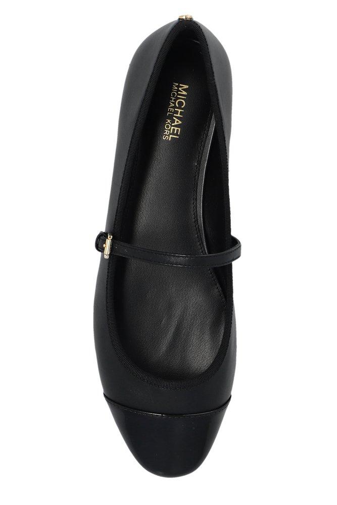 Michael kors black and white flats online