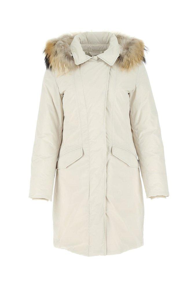 Woolrich Modern Vail Parka in Natural Lyst UK